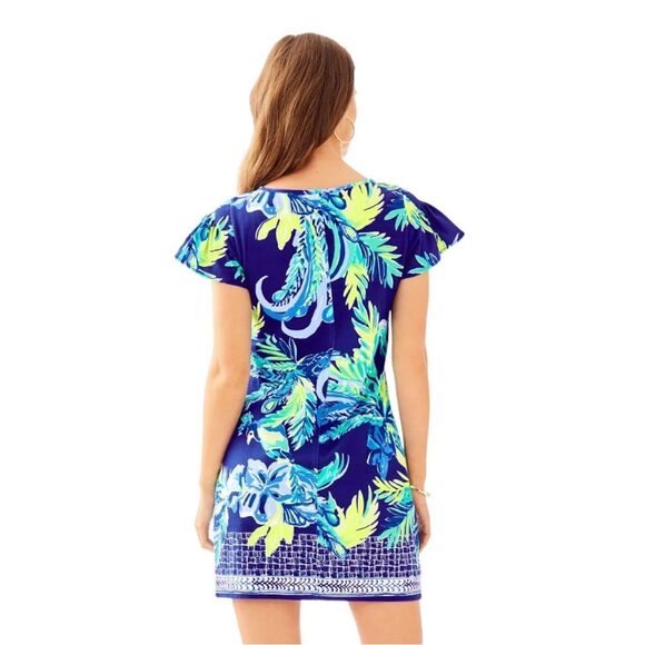 Lilly Pulitzer Women's Marah Dress Size M in Nest to Nothing Engineer - Picture 2 of 8